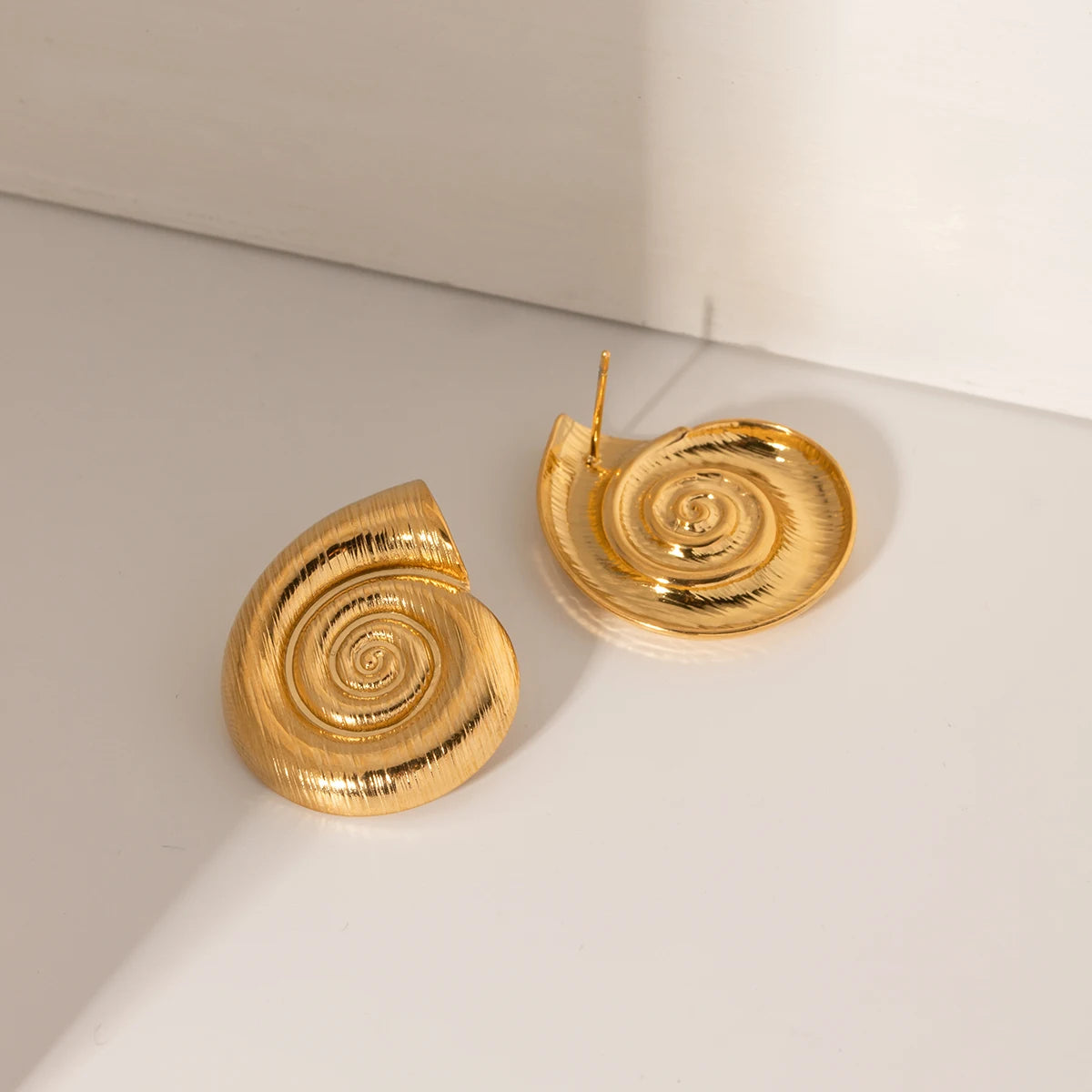 Spiral Luxe Conch Earrings