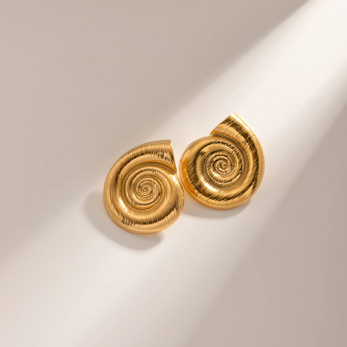 Spiral Luxe Conch Earrings