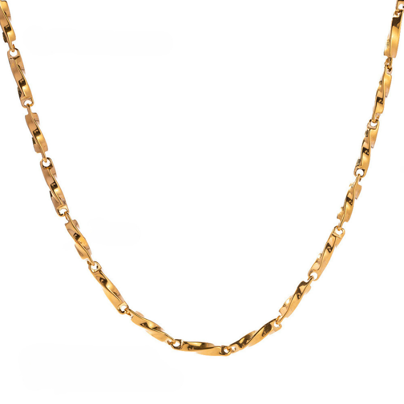 Sacred Spiral Chain Necklace
