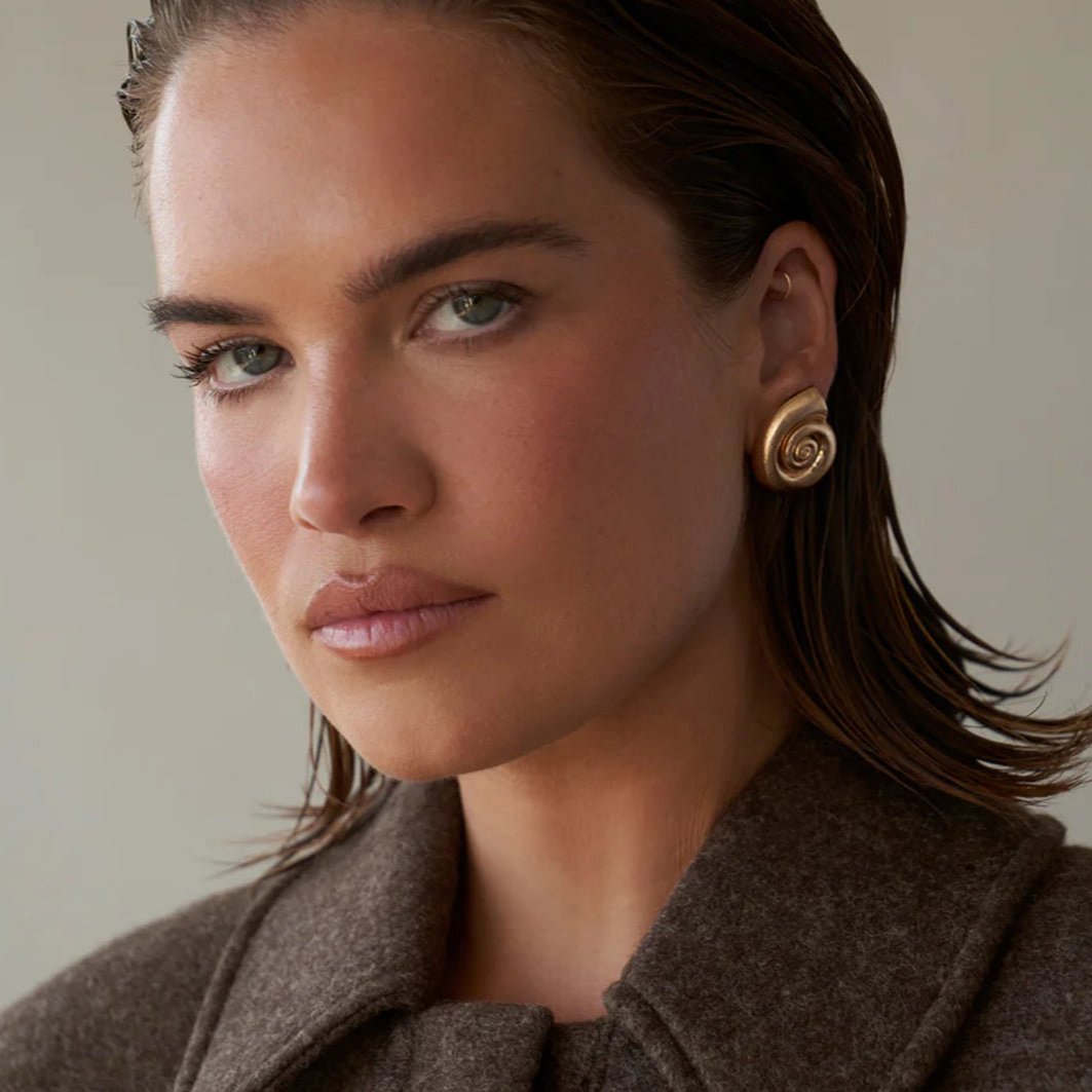 Spiral Luxe Conch Earrings
