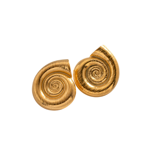 Spiral Luxe Conch Earrings